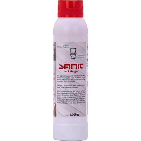 Limpiador WC polvo 1 kg, limpiador inodoro potente, desincrustante WC (1/5)