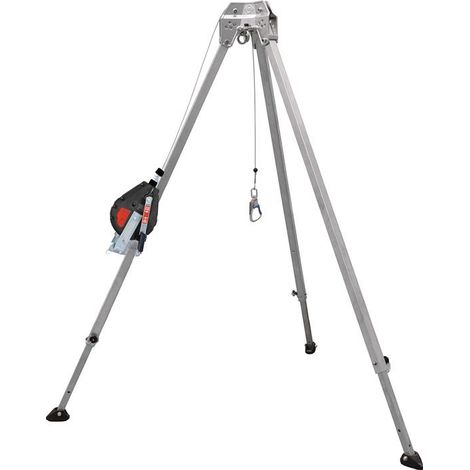 Tripode avec enrouleur anti-chute EN 795b cat. 3 19,0 kg aluminium (1/3)