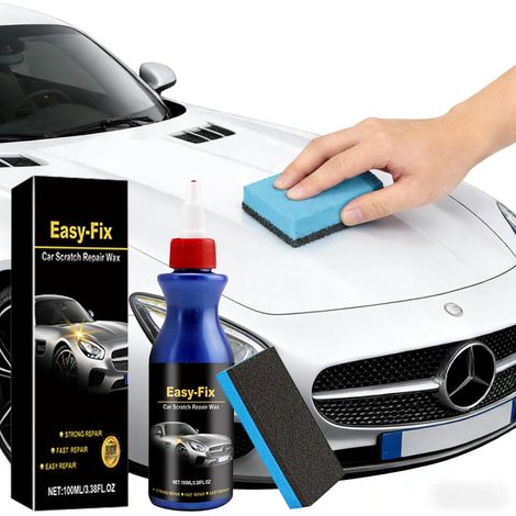 Efface Rayure Voiture,100ml Rayure Profonde Voiture,Dissolvant Rayures Voitures,Polish Voitures Anti Rayure Autos Carrosserie,Crème Réparation Rayures Auto,pour Traitement Ceramique Auto (1/5)