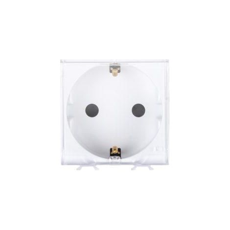 PRESA 2M 2P+T 16A ST.TED. CON COPERCHIO GEWISS GW10242