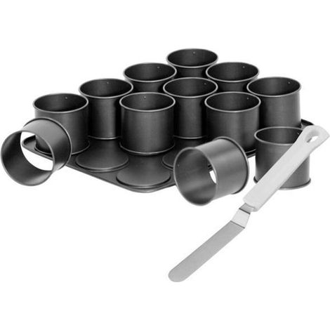 Zenker Collection Backutensilien Set Schwarz 38x30 cm