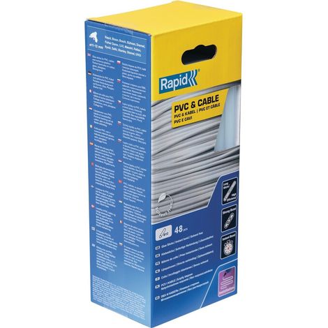 PVC- und Kabelkleber – 190 mm x 48 Stück (ca. 880 g) – Box