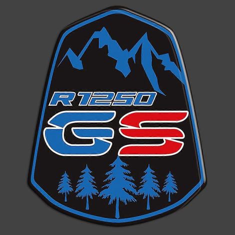 Autocollants 3D pour carénage avant Adventure R1250gsa (BMW R1250GS R 1250 GS Adv GSA) - Lot de 4 (1/5)