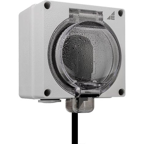 Presa ermetica da parete AQUA66 2P+Z GHN IP66 (1/4)