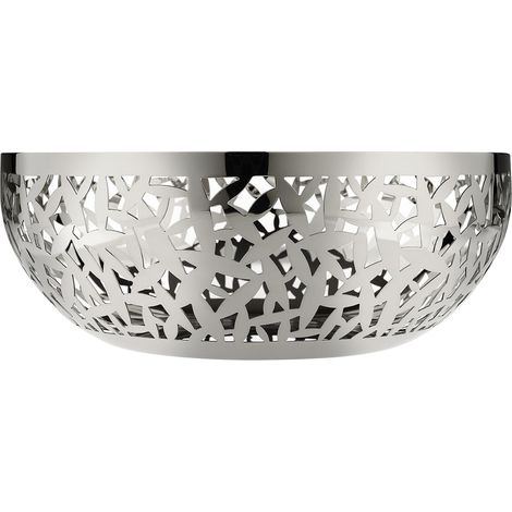 Alessi Cactus MSA04/29 Fruttiera Traforata, Acciaio Inox Lucido 18/10, Argento, 29 cm (1/5)