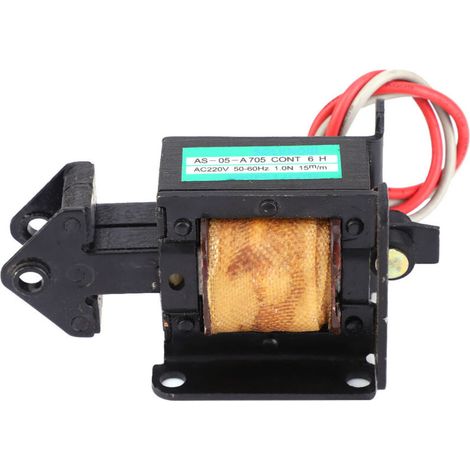 Électroaimant à solénoïde push-pull AC 220V, course 15mm, modèle AS-05 A (1/5)