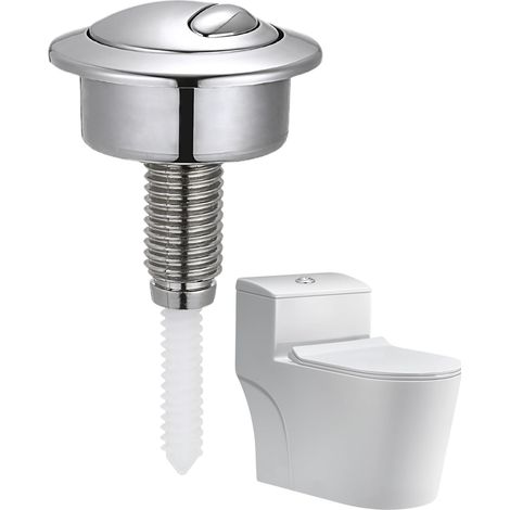 Couvercle de bouton de toilette, remplacement pour double (1/5)