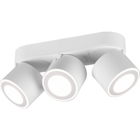 Spot plafond TAURUS 6xLED orientables métal blanc Trio (1/5)