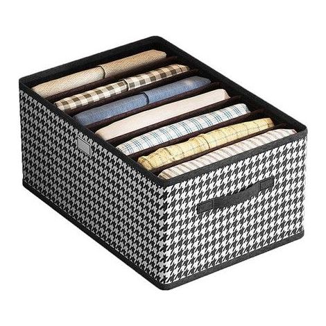 Boîte de rangement pour vêtements à 7 compartiments, boîte de rangement pour tiroirs lavables, boîte de rangement pour (1/5)