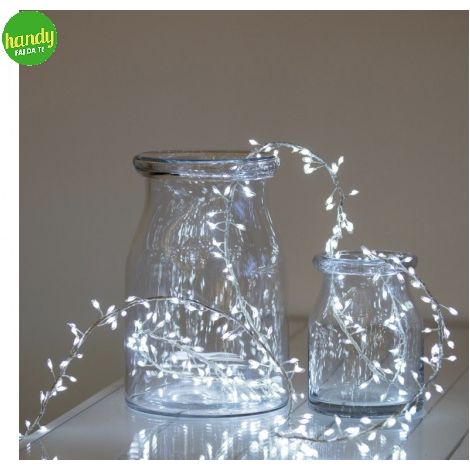 Luci natalizie lotti 300 led bianco freddo mt.2,5