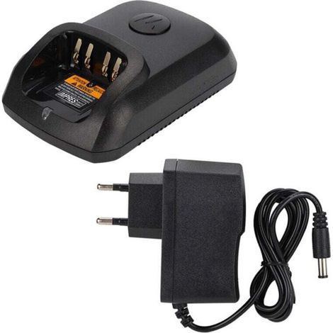 Chargeur Secteur 100 240V Prise UE pour Talkie Walkie Motorola XIR P8268 DP4400 DP4800 DP4801 DEP550 (1/4)