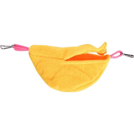 Hamac suspendu pour hamster, lit chaud pour chinchilla, cochon d'Inde, ours doré, oiseau jaune