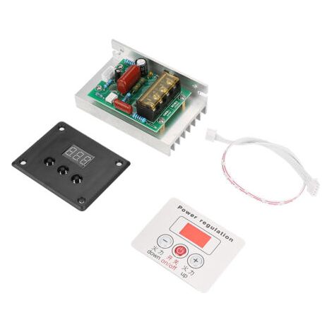 Régulateur électronique AC220V 8000W, haute puissance, contrôleur de vitesse SCR, moteur de commande (1/5)