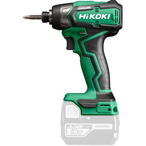 Tournevis à chocs Sans Batteries ni Chargeur 18V Li-Ion 140 Nm 0-3200 rpm 0-4000 ipm insertion 1/4 0.8 Kg (1/4)