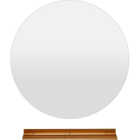Specchio LED da bagno 60cm con luce a 3 colori e luminosità regolabile funzioni di autosbrinante, Specchio da trucco (1/5)