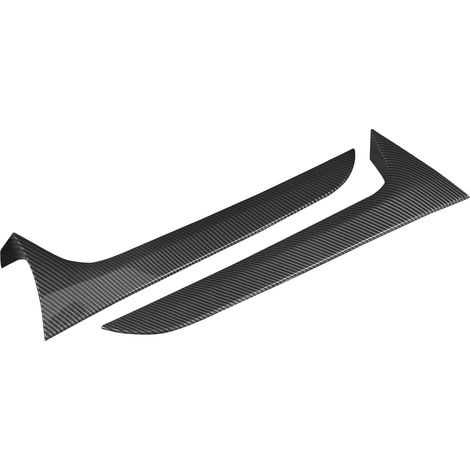 2 pièces garniture latérale de lunette arrière style fibre de carbone remplacement pour A6 C7 Allroad TDI 2012‑2018 (1/5)