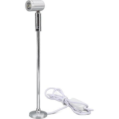 LED-Display-Spotlight, USB-betrieben, verstellbare Aluminium-Schrankleuchte für Kunst- und Schmuckvitrinen
