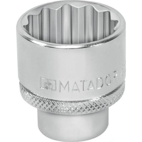 Douille 12 Pans - 34 mm - Chrome Vanadium - Pour Vis Tête Hexagonale - Unité