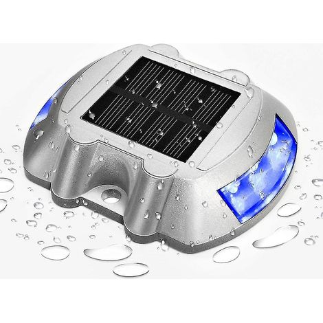 Lampe solaire LED pour terrasse, allée, pont, escaliers, jardin, cour (lot de 1). (1/4)