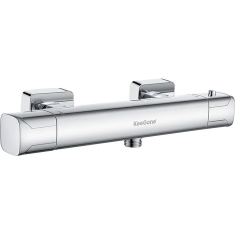 Anti-scald Thermostatic Mixer Tap with Lock 38°C for Bathroom (1/5)