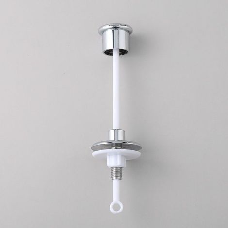 Pull-chain toilet flush switch for old-fashioned toilets, flush button, electroplated ABS toilet tank accessories (1/5)