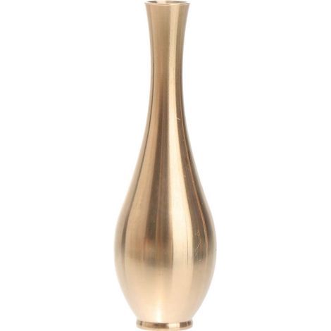 mini vase rétro en cuivre, ornement de Bouddha, décoration intérieure, vase à fleurs-5.90X1.80X1.80CM-Golden (1/4)