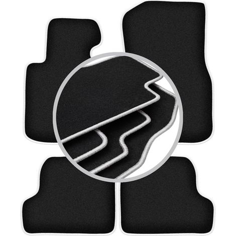 Tapis de sol Carlux argentés pour : BMW Série 4 F32 Gran Coupé (2013-) (1/5)