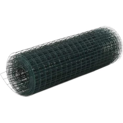 Rete elettrosaldata per recinzione in metallo, maglia rettangolare 75 x 50 mm -25 mt x h 100 cm / Zincata (1/4)