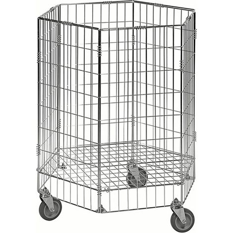 Panier de transport - Dimensions intérieur 580x580x670 mm - Charge 60kg - KM4404-R (1/2)