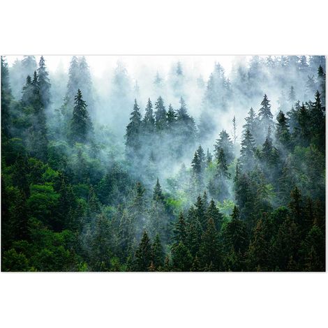 Affiche Matin brumeux en montagne - 60x40cm - made in France (1/5)