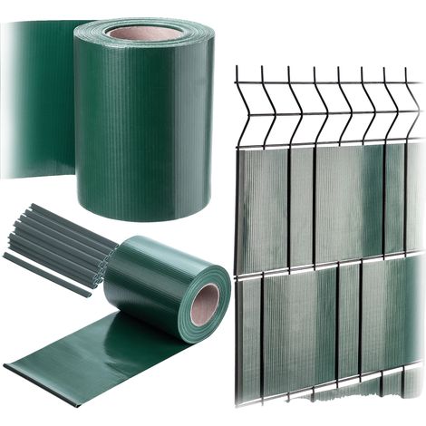 Bande de clôture de confidentialité, largeur de 19 cm, longueur de 35 m, matériau PVC durable, résistance à la température de -30 °C à +70 °C, résistant aux UV (1/5)