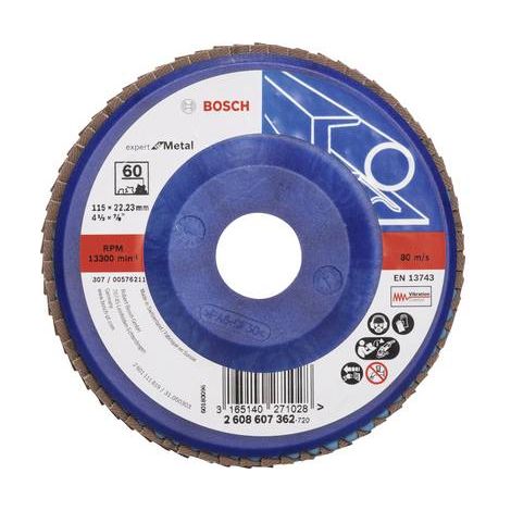BOSCH 2608607362 PLATEAU À LAMELLES Ø 115 MM GRAIN 60 (1/2)