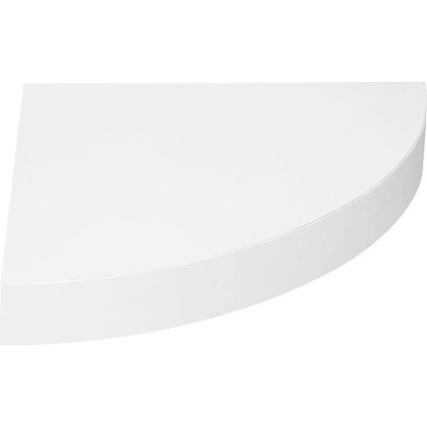 Étagère d'Angle Murale "Fixy" 25cm Blanc (1/3)