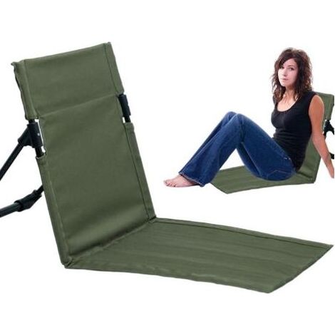 Klappbarer Strandstuhl – 600D Oxford-Gewebe – Verstellbare Rückenlehne – Für Camping, Garten und Strand – 1 Stück (1/5)