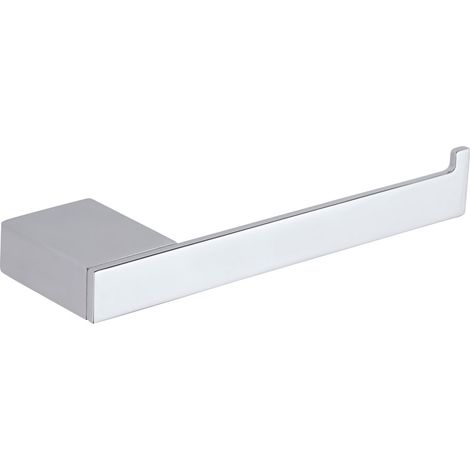 Milano Arvo Wall Mounted Square Bathroom Toilet Roll Holder - Chrome