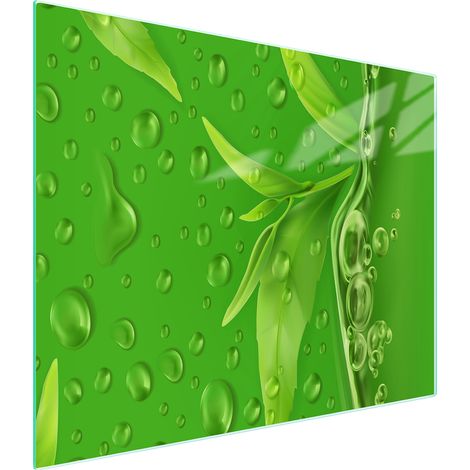 Glasschneidebrett 52x30 Blätter