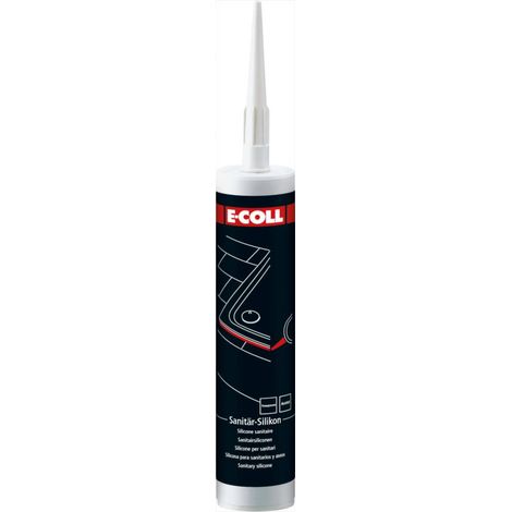 E-COLL Sanitär-Silikon 310ml transparent (1/5)
