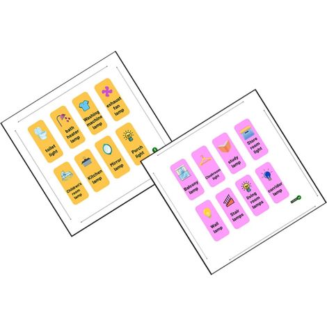 Lot de 2 Autocollants Muraux Phosphorescents pour Salle de Bain Étiquettes Adhésives Décoratives pour Garçons Et Filles 2 Feuilles (1/5)