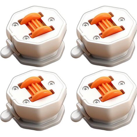 4 roulettes auto-adhésives avec frein, rotation à 360 degrés, pour (1/5)