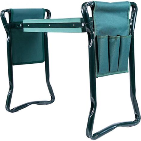Seitliche Gartentasche für die Gartenbank, tragbare Organizer-Tasche mit Fächern für Gartengeräte, Wendetasche, Oxford-Gewebe, Maße 18,5 x 35,5 cm (1/4)