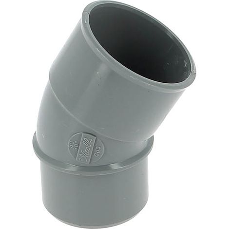 NICOLL Coude 30° PVC évacuation Mâle Femelle Ø50