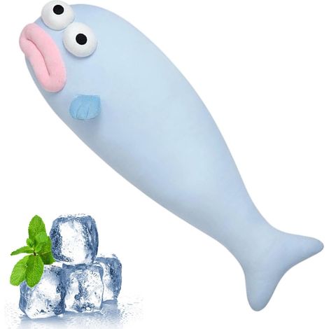 Oreiller Long pour Lit Coussin Rafraîchissant en Forme de Poisson Oreiller Corporel Doux et Moelleux Pour la maison, la chambre à coucher, le canapé, le dortoir, sommeil, nuit, diurne (1/5)