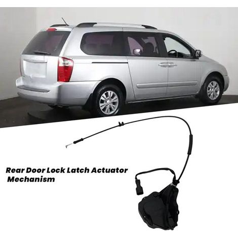 814204D010 is applicable to the right rear door lock block of the 06-14 Kia Sedona. (1/5)