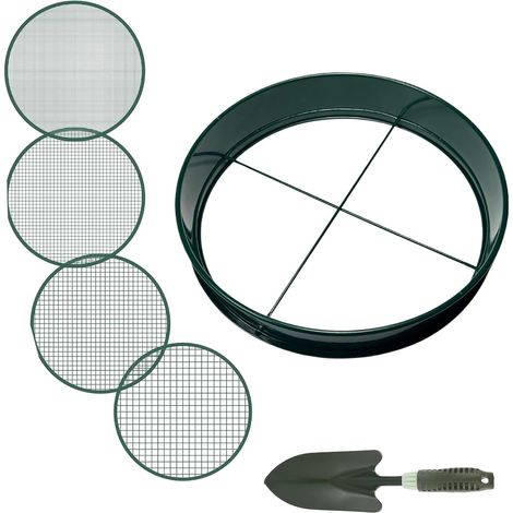 Setaccio per terreno, setaccio per terreno  Setaccio per compost leggero, accessorio da giardinaggio multiuso, setaccio per compost portatile, rilevatore di ghiaia