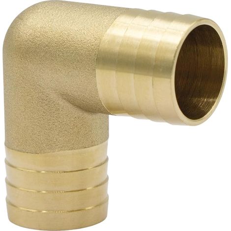 Raccord de tuyau angulaire 17086 19 mm 3/4 pouce 90° laiton (1/4)
