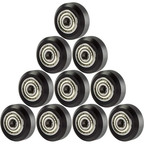 Ruote puleggia per stampante 3D in POM 625zz per Ender 3 V2/Neo, Ender 3 S1, Ender 5/6/7, CR6 SE/CR10 Smart Pro/CR10S Pro V2, Kobra, Vyper, Chiron, Neptune, Aquila Series, Tevo Tarantula (10)