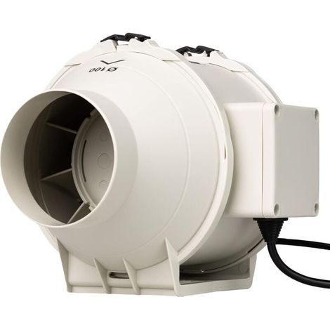 DFA100 Inline Extractor Fan 100 mm / 4'' Duct Fan - Industrial Low Energy Consumption (1/4)