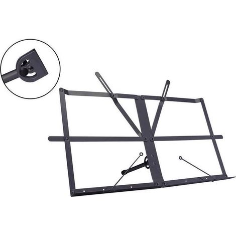 bureau pliable noir