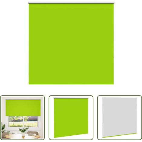 Fensterrollos -  Verdunkelungsrollo Grün 155x150cm Stoffbreite 151,6cm Polyester (1/5)