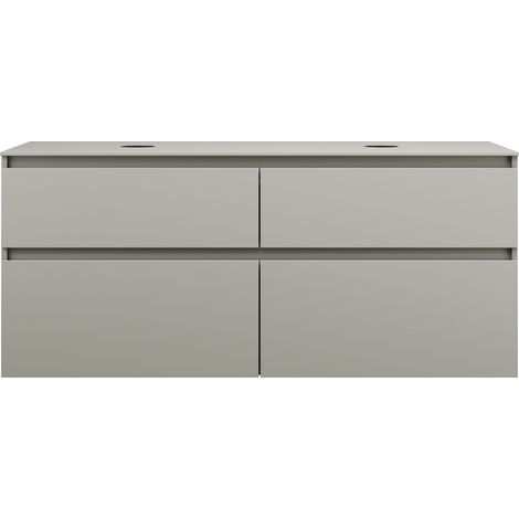 burgbad Lin20 Waschtischunterschrank inklusive Konsolenplatte, 2 (1/2)